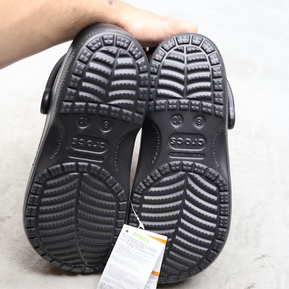 Crocs Unisex M10 W8 Baya Clog Black Croslite Lightweight Slip On Casual Outdoor main image 15